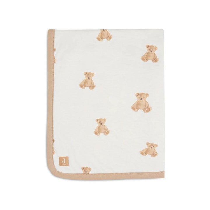 Jollein Jersey Blanket - Teddy Bear-Blankets-Teddy Bear- | Natural Baby Shower