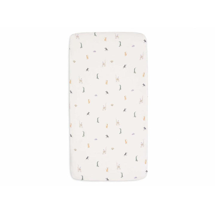 Jollein Jersey Fitted Sheet - Jungle Jambo-Sheets-Jungle Jambo- | Natural Baby Shower