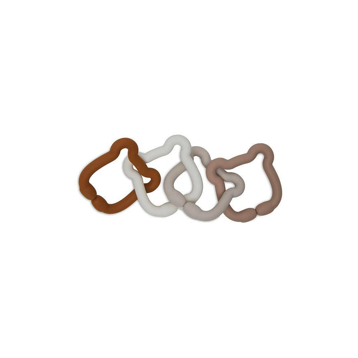 Jollein Loops Toy Silicone - Teddy Bear-Teethers-Teddy Bear- | Natural Baby Shower