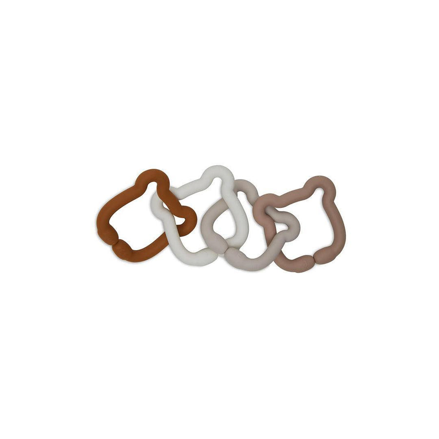 Jollein Loops Toy Silicone - Teddy Bear-Teethers-Teddy Bear- | Natural Baby Shower