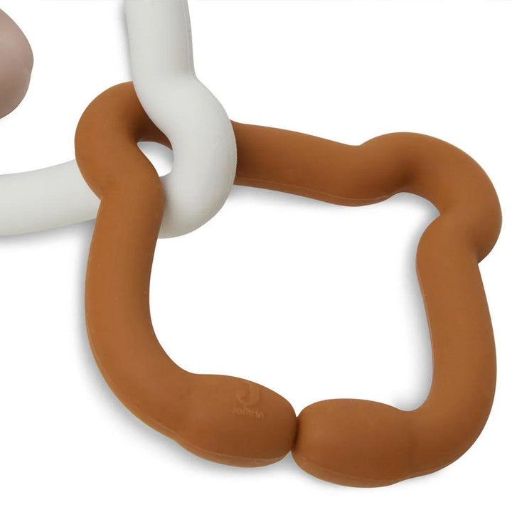 Jollein Loops Toy Silicone - Teddy Bear-Teethers-Teddy Bear- | Natural Baby Shower