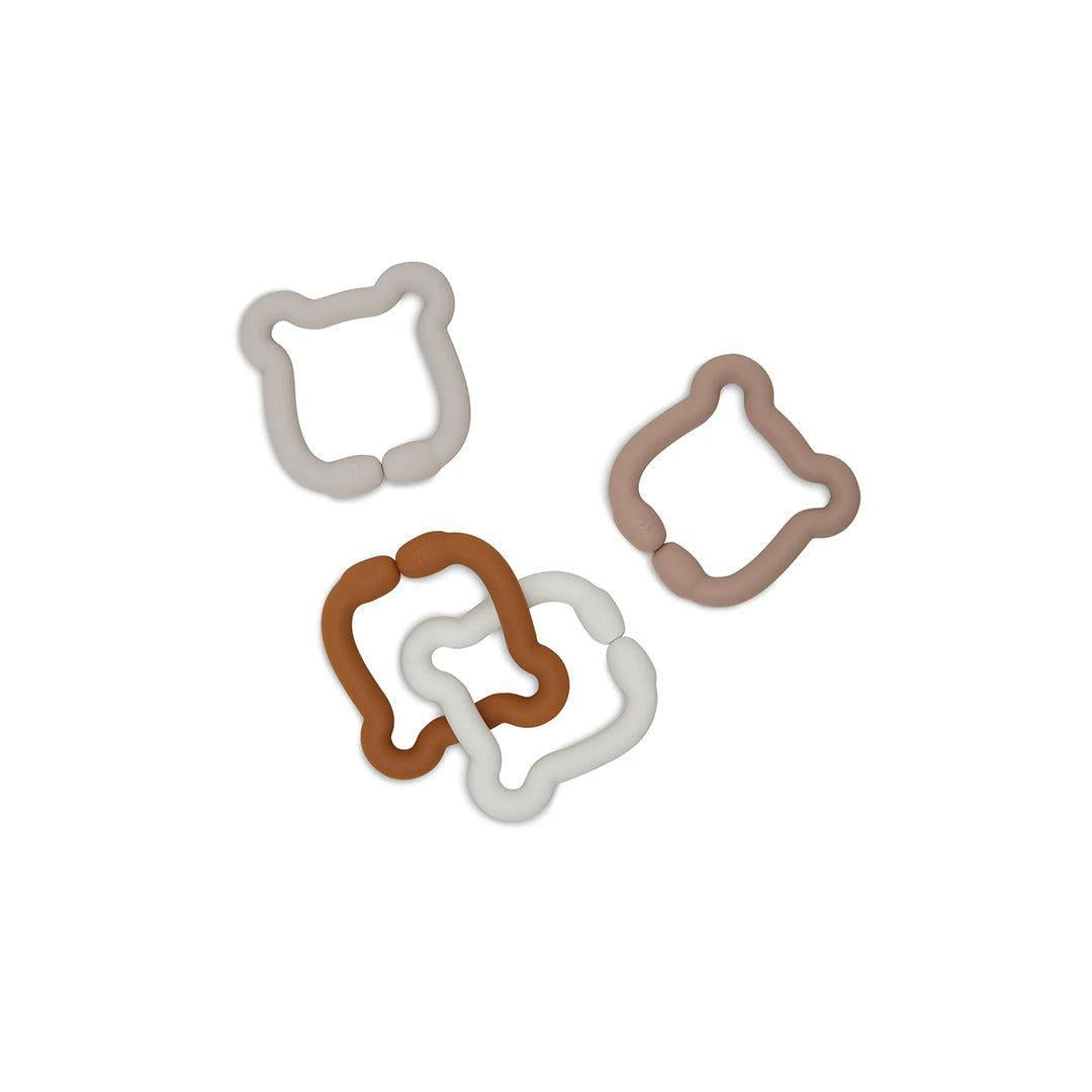 Jollein Loops Toy Silicone - Teddy Bear-Teethers-Teddy Bear- | Natural Baby Shower