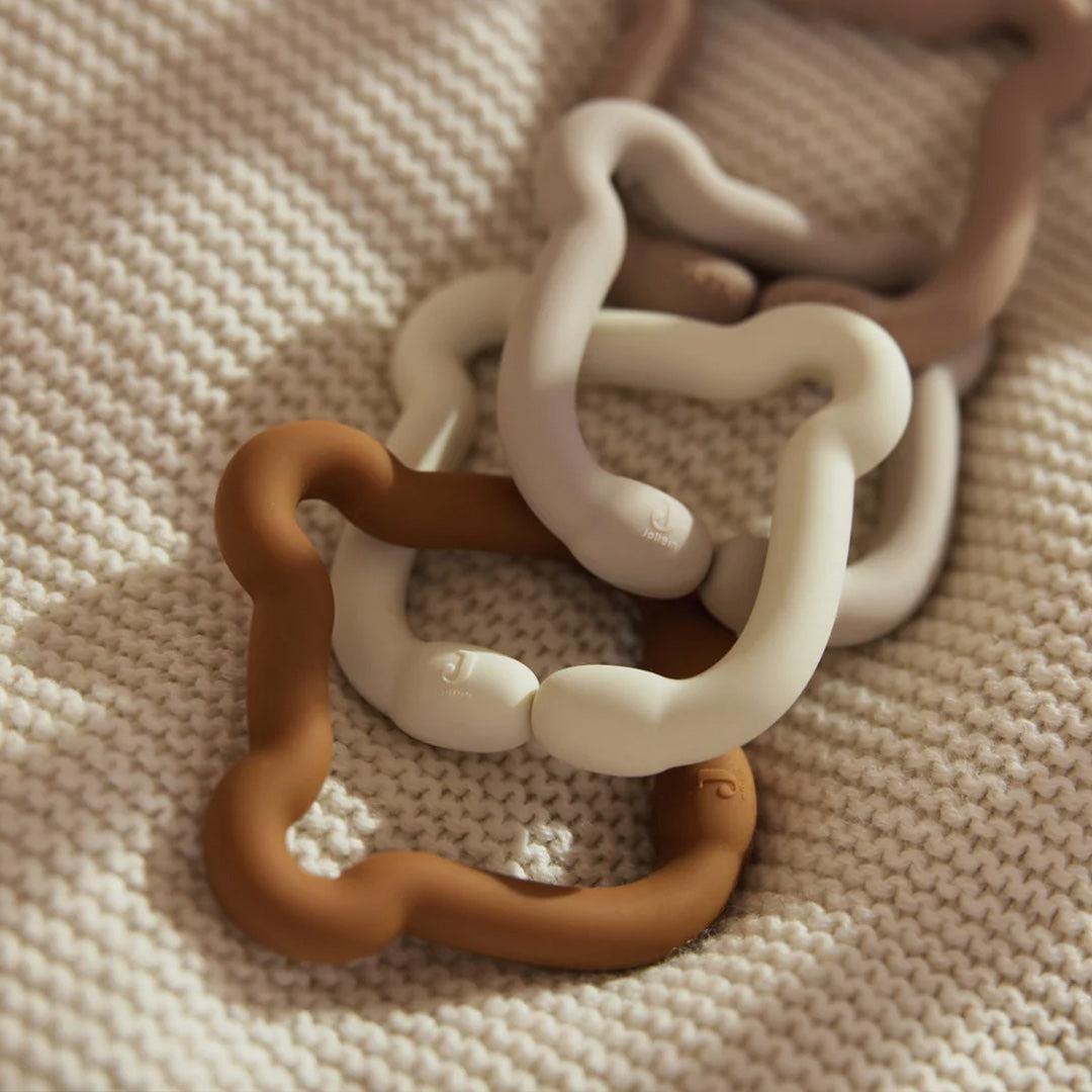 Jollein Loops Toy Silicone - Teddy Bear-Teethers-Teddy Bear- | Natural Baby Shower
