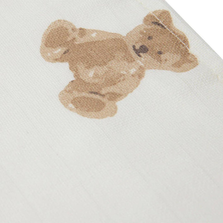 Jollein Mouth Muslin Cloth - Teddy-Muslin Squares-Teddy-31x31cm | Natural Baby Shower