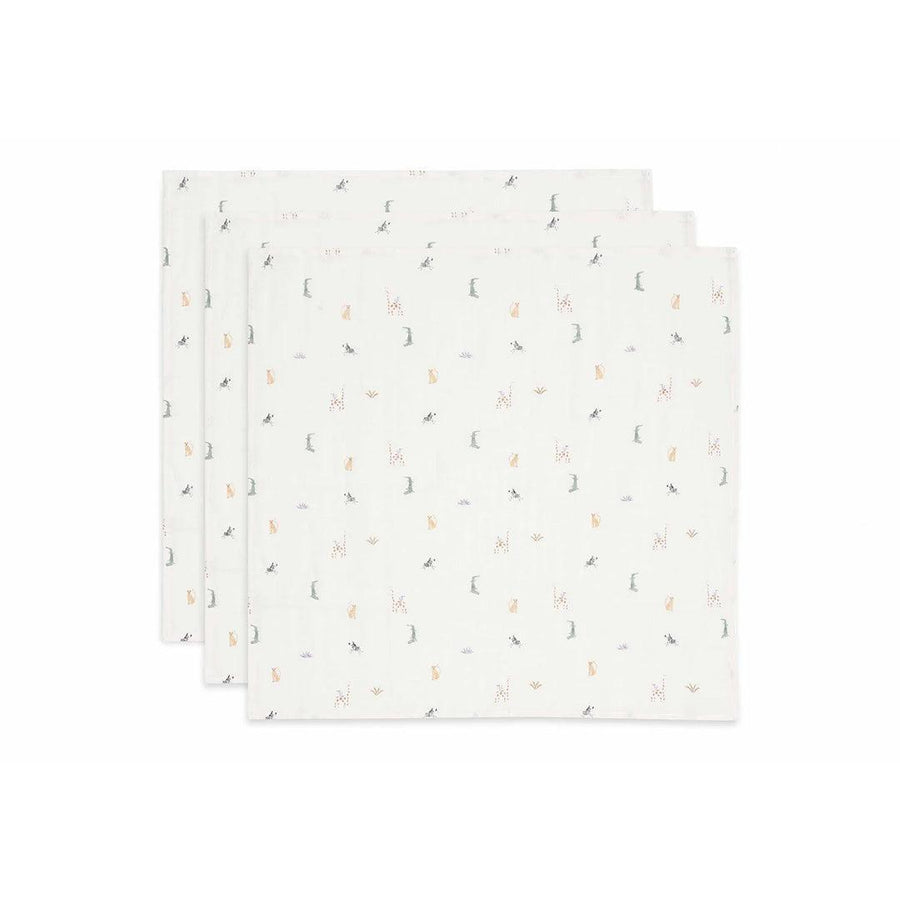 Jollein Muslin Cloth (3pack) - Jungle Jambo-Muslin Squares-Jungle Jambo- | Natural Baby Shower