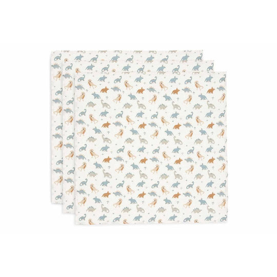 Jollein Muslin Cloth (3pack) - Roarsome-Muslin Squares-Roarsome- | Natural Baby Shower