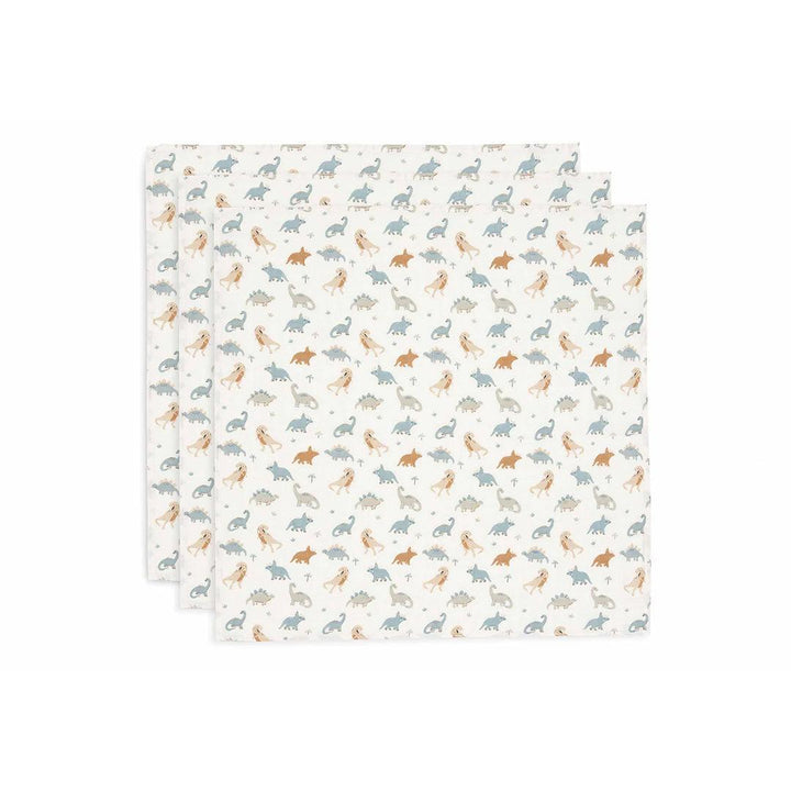 Jollein Muslin Cloth (3pack) - Roarsome-Muslin Squares-Roarsome- | Natural Baby Shower