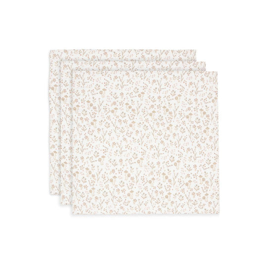 Jollein Muslin Cloth (3pack) - Bloomy-Muslin Squares-Bloomy- | Natural Baby Shower