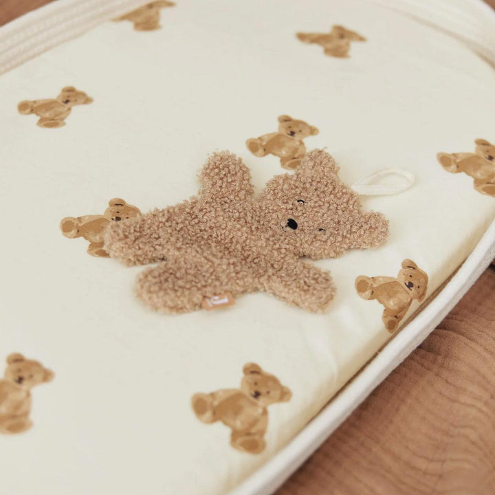 Jollein Pacifier Cloth - Teddy Bear Biscuit-Pacifier Cloths-Teddy Bear Biscuit- | Natural Baby Shower