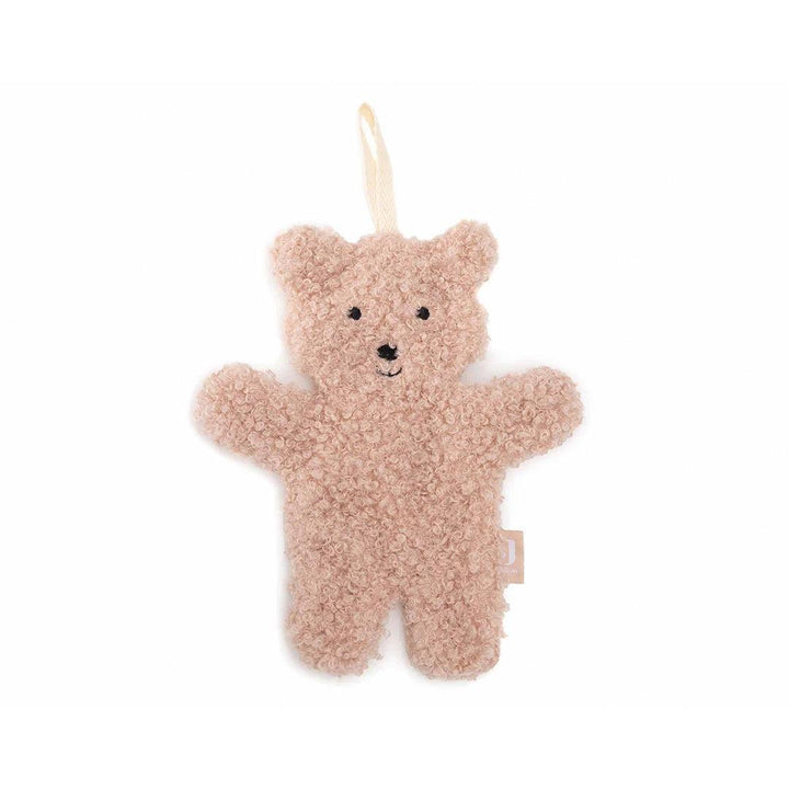 Jollein Teddy Bear Pacifier Cloth - Wild Rose-Pacifier Cloths-Wild Rose- | Natural Baby Shower