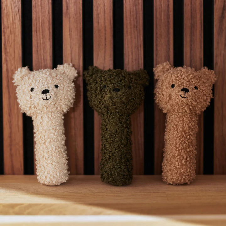 Jollein Rattle - Teddy Bear Biscuit