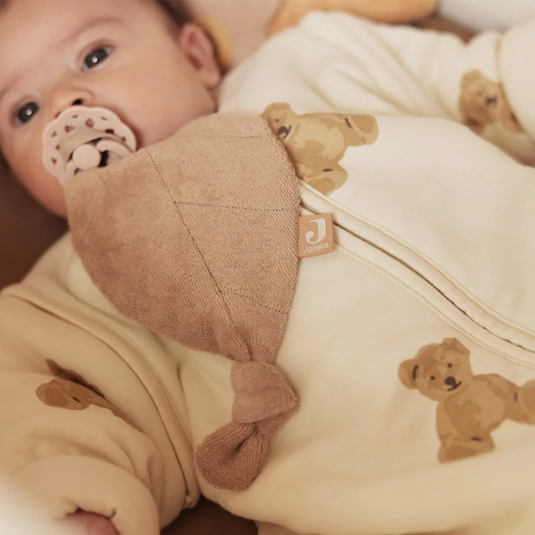 Jollein Sleeping Bag With Removable Sleeves 90cm - Teddy Bear