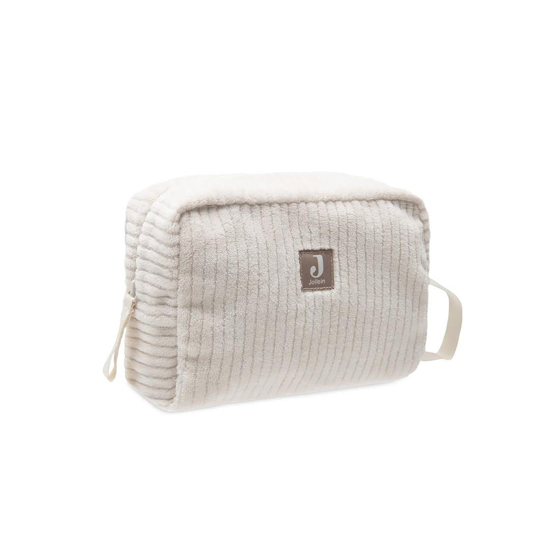Jollein Stroller Pouch Cloudy Rib - Oatmeal-Mini Bags-Oatmeal- | Natural Baby Shower