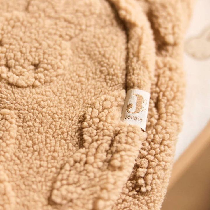 Jollein Swaddling Wrap Blanket Miffy Jacquard Teddy - Biscuit-Swaddling Wraps-Biscuit- | Natural Baby Shower