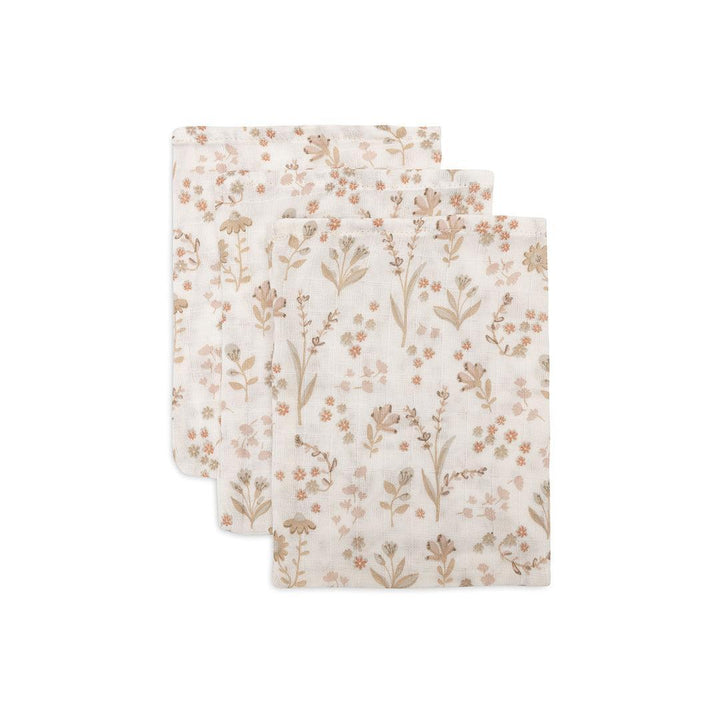 Jollein Washcloth Muslin (3pack) - Bloomy-Washcloths-Bloomy- | Natural Baby Shower