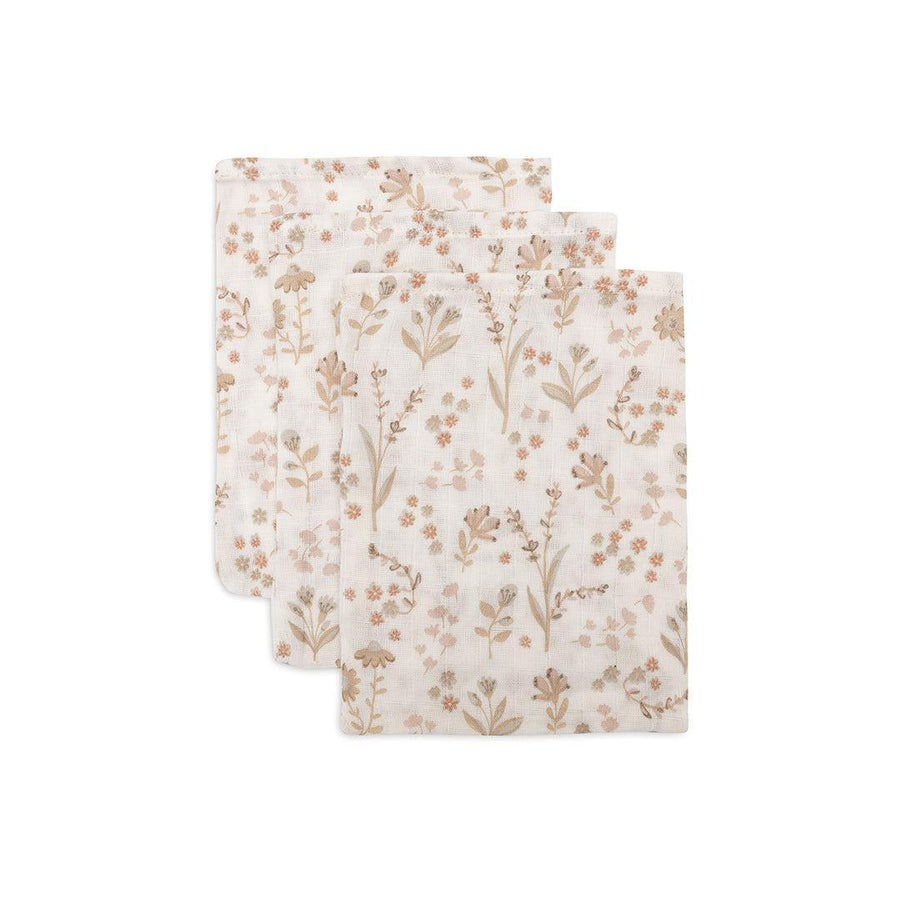 Jollein Washcloth Muslin (3pack) - Bloomy-Washcloths-Bloomy- | Natural Baby Shower