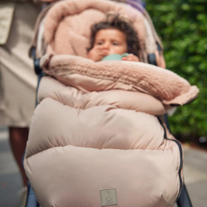 Jollein Footmuff - Puffed Biscuit-Footmuffs-Puffed Biscuit- | Natural Baby Shower