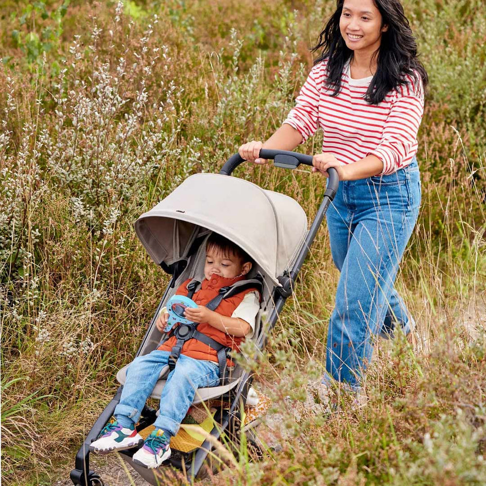 Joolz Aer+ Pushchair + Cloud G Plus Travel System - Sandy Taupe-Travel Systems-Sandy Taupe-No Base | Natural Baby Shower