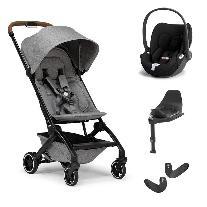 Joolz Aer+ Pushchair & Cloud T Travel System - Delightful Grey-Travel Systems-Base T-No Carrycot | Natural Baby Shower