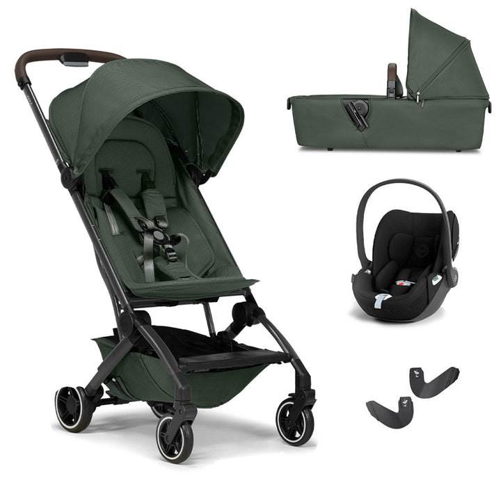 Joolz Aer+ Pushchair & Cloud T Travel System - Forest Green-Travel Systems-No Base-With Carrycot | Natural Baby Shower