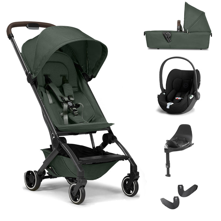 Joolz Aer+ Pushchair & Cloud T Travel System - Forest Green-Travel Systems-Base T-With Carrycot | Natural Baby Shower