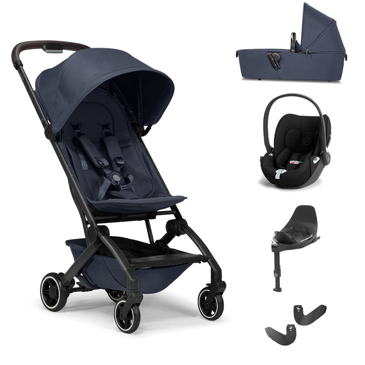 Joolz Aer+ Pushchair & Cloud T Travel System - Navy Blue-Travel Systems-Base T-With Carrycot | Natural Baby Shower