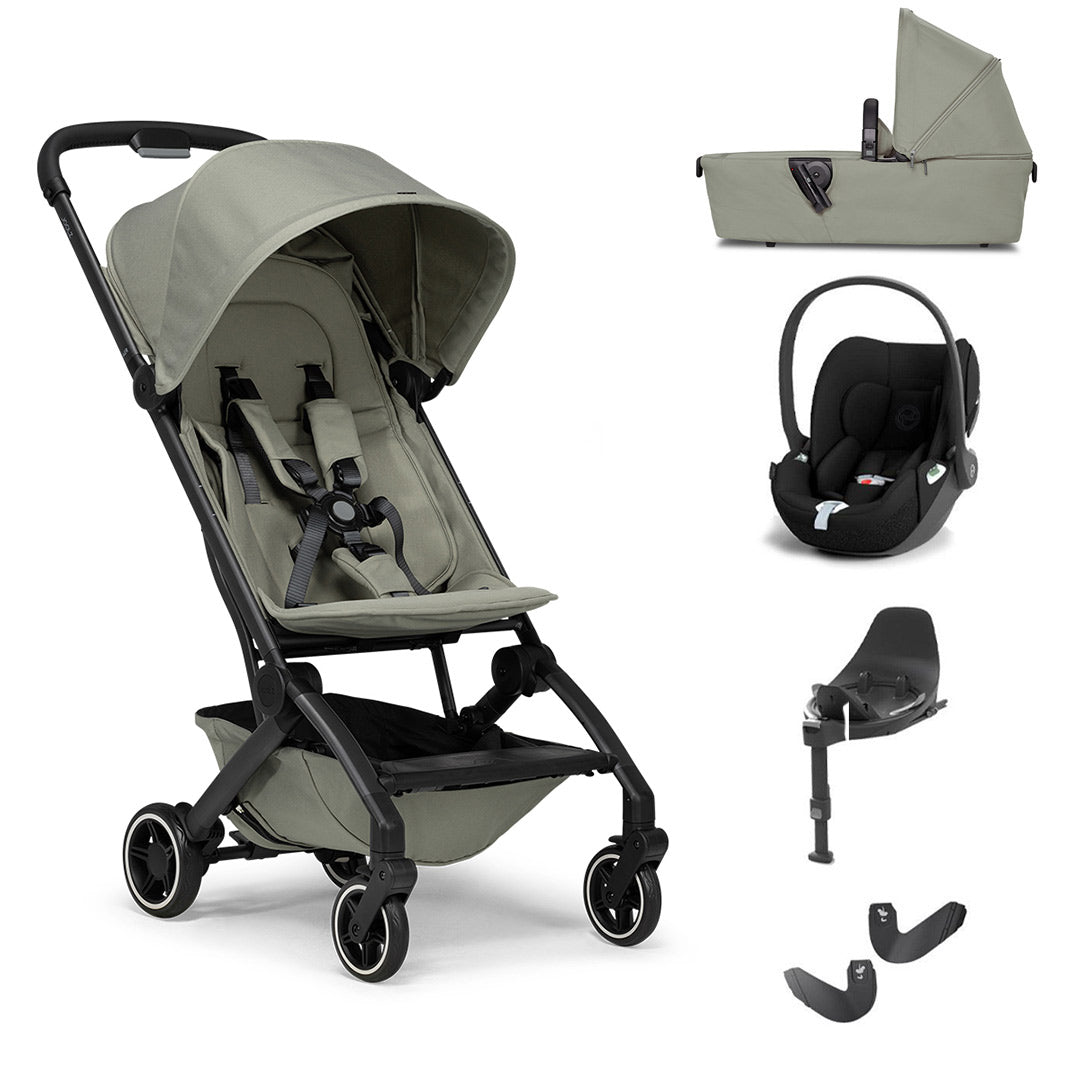 Joolz Aer+ Pushchair & Cloud T Travel System - Sage Green-Travel Systems-Base T-With Carrycot | Natural Baby Shower