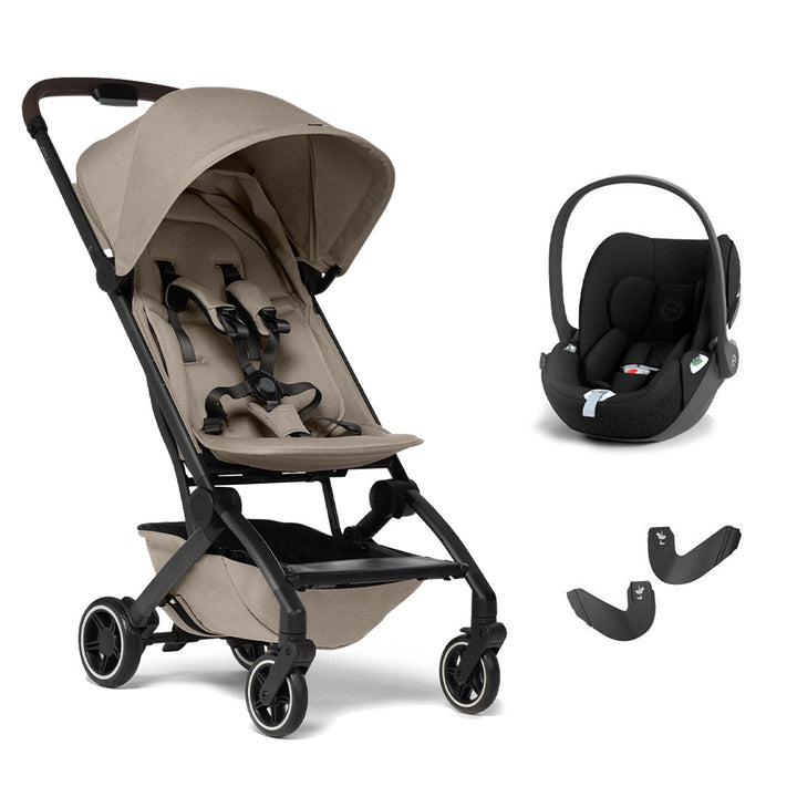 Joolz Aer+ Pushchair & Cloud T Travel System - Sandy Taupe-Travel Systems-No Base-No Carrycot | Natural Baby Shower