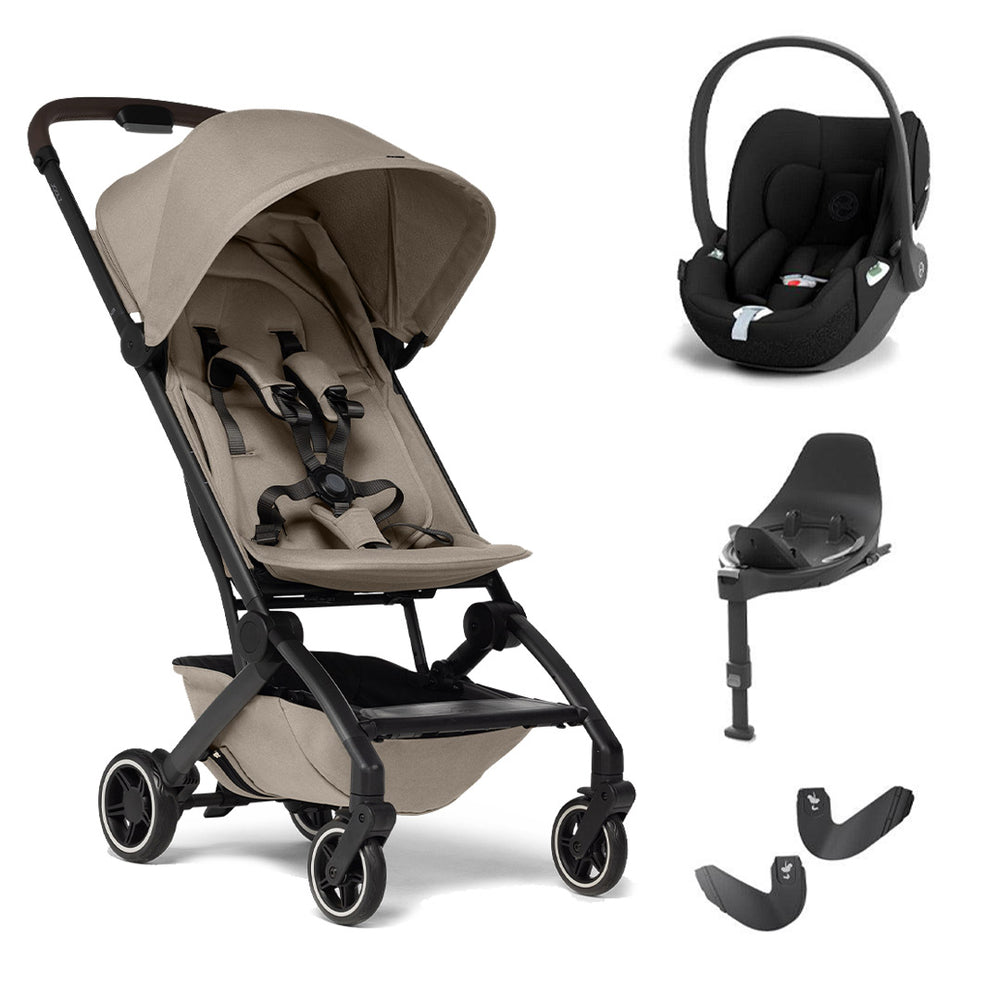 Joolz Aer+ Pushchair & Cloud T Travel System - Sandy Taupe-Travel Systems-Base T-No Carrycot | Natural Baby Shower