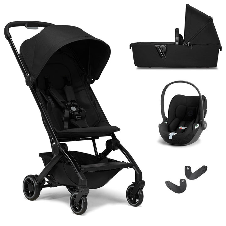 Joolz Aer+ Pushchair & Cloud T Travel System - Space Black-Travel Systems-No Base-With Carrycot | Natural Baby Shower