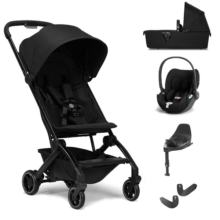 Joolz Aer+ Pushchair & Cloud T Travel System - Space Black-Travel Systems-Base T-With Carrycot | Natural Baby Shower