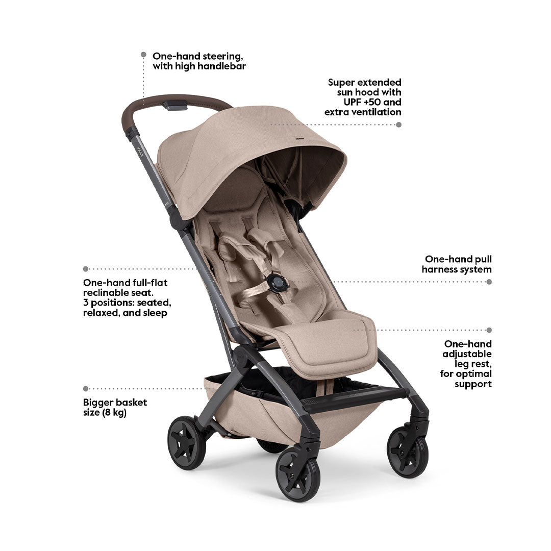 Joolz Aer2 Compact Stroller Sandy Taupe