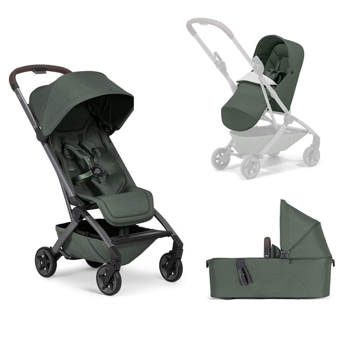Joolz Aer2 Compact Stroller - Forest Green-Strollers-Forest Green-Without Bumper Bar | Natural Baby Shower