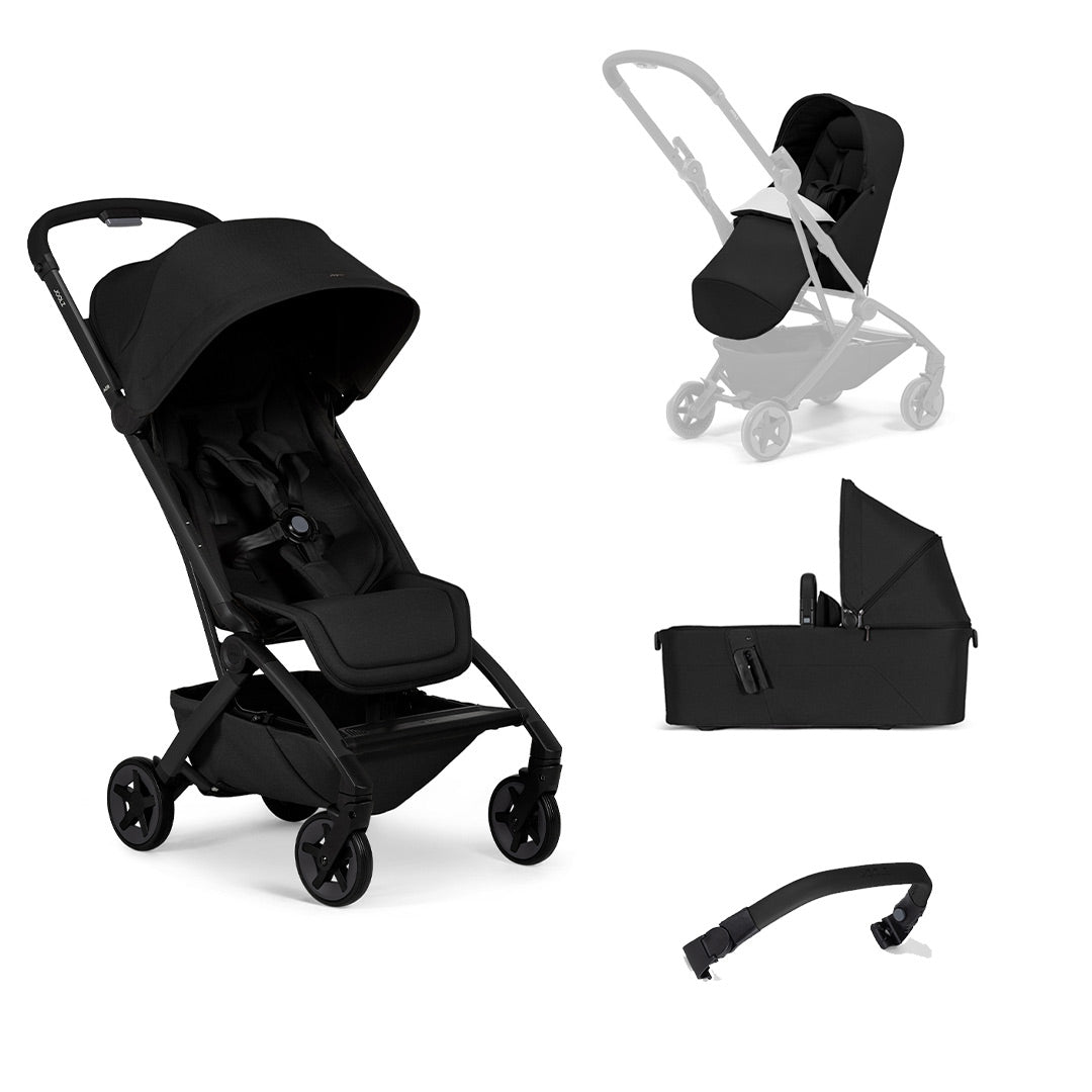 Joolz Aer2 Compact Stroller - Space Black-Strollers-Space Black-Without Bumper Bar | Natural Baby Shower