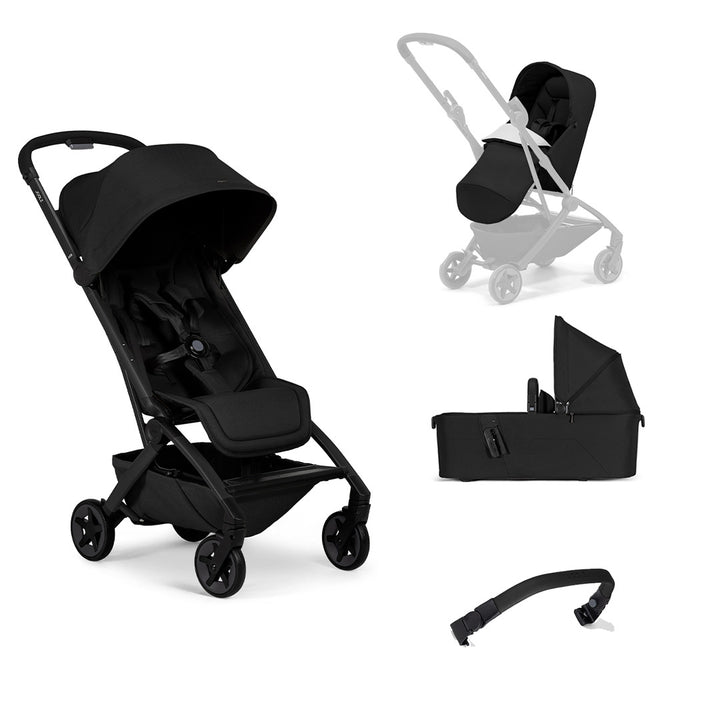 Joolz Aer2 Compact Stroller - Space Black-Strollers-Space Black-Without Bumper Bar | Natural Baby Shower