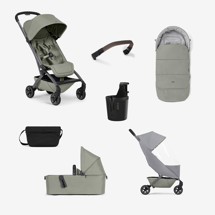 Joolz Aer2 Essential Bundle-Strollers-Sage Green- | Natural Baby Shower