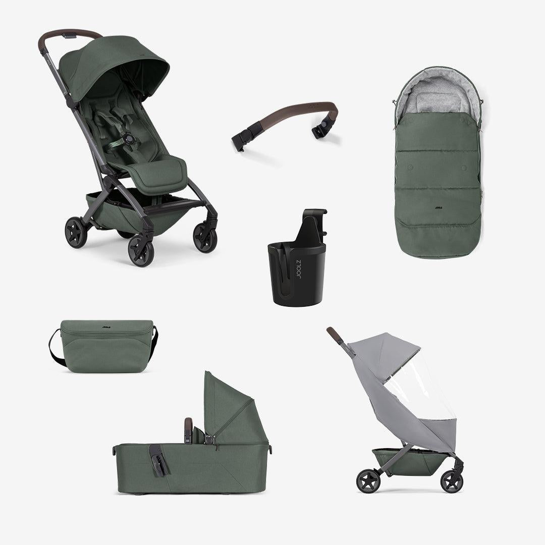 Joolz Aer2 Essential Bundle-Strollers-Forest Green- | Natural Baby Shower
