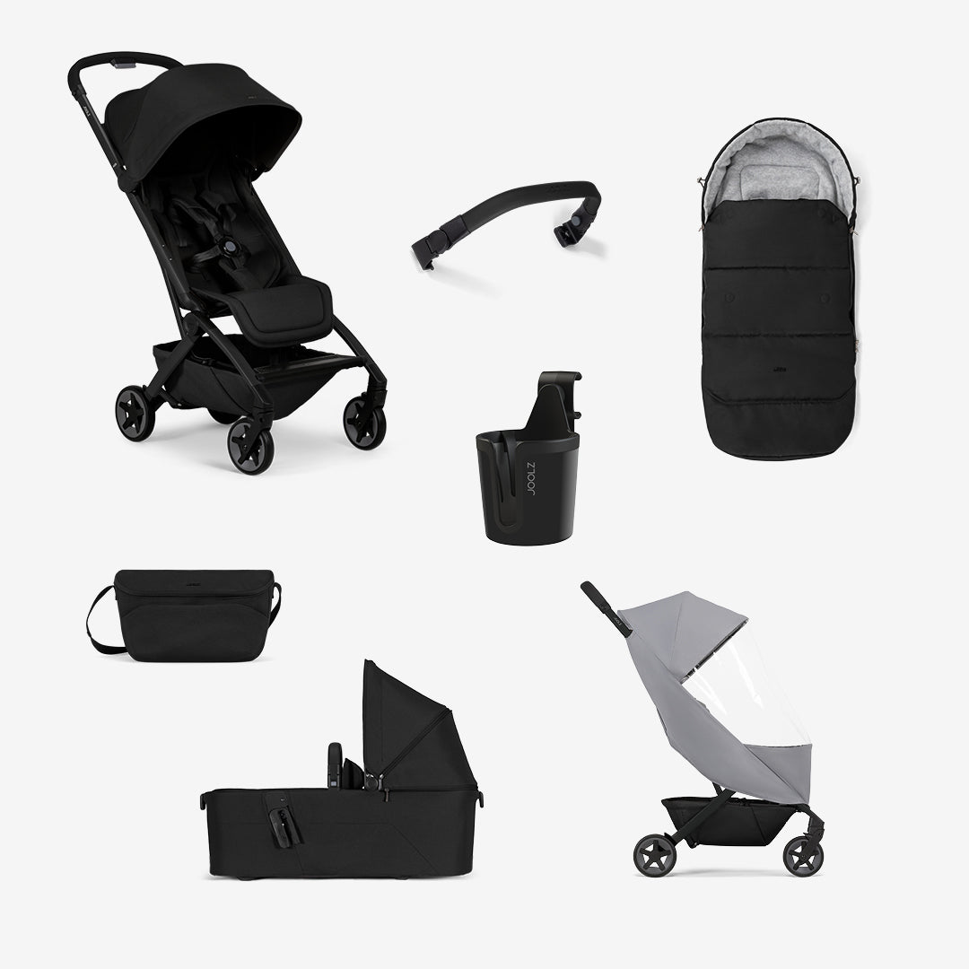 Joolz Aer2 Essential Bundle-Strollers-Space Black- | Natural Baby Shower