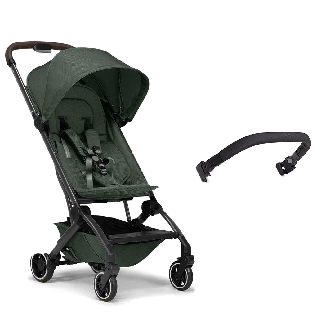 Joolz Aer+ Pushchair - Forest Green-Strollers-No Carrycot-Black Bumper Bar | Natural Baby Shower