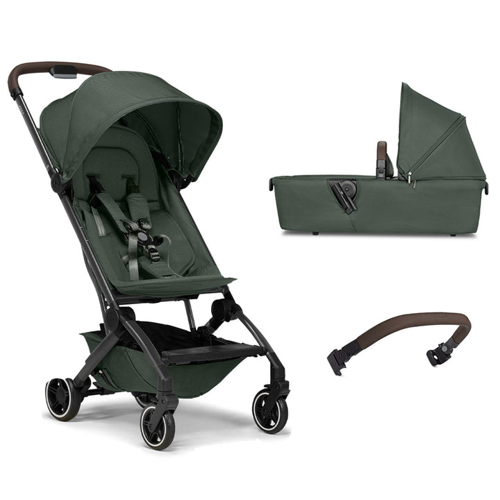 Joolz Aer+ Pushchair - Forest Green-Strollers-With Carrycot-Mid Brown Bumper Bar | Natural Baby Shower
