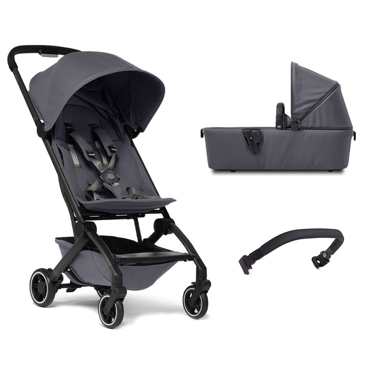 Joolz Aer+ Pushchair - Stone Grey-Strollers-With Carrycot-Black Bumper Bar | Natural Baby Shower