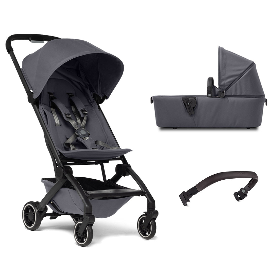 Joolz Aer+ Pushchair - Stone Grey-Strollers-With Carrycot-Dark Bumper Bar | Natural Baby Shower