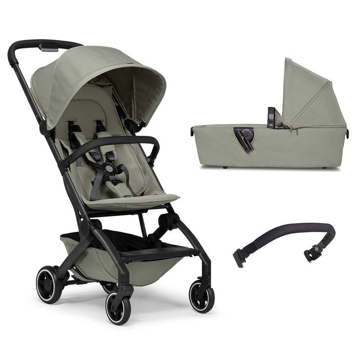 Joolz Aer+ Pushchair - Sage Green-Strollers-With Carrycot-Black Bumper Bar | Natural Baby Shower