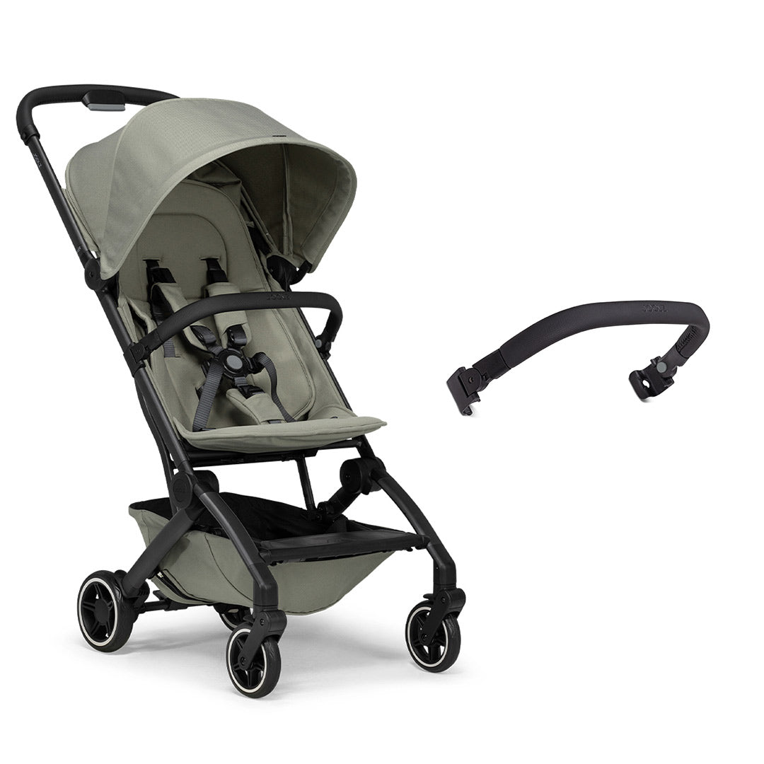 Joolz Aer+ Pushchair - Sage Green-Strollers-No Carrycot-Black Bumper Bar | Natural Baby Shower
