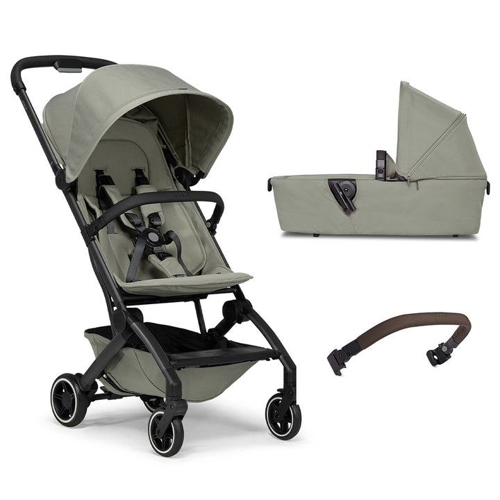 Joolz Aer+ Pushchair - Sage Green-Strollers-With Carrycot-Mid Brown Bumper Bar | Natural Baby Shower