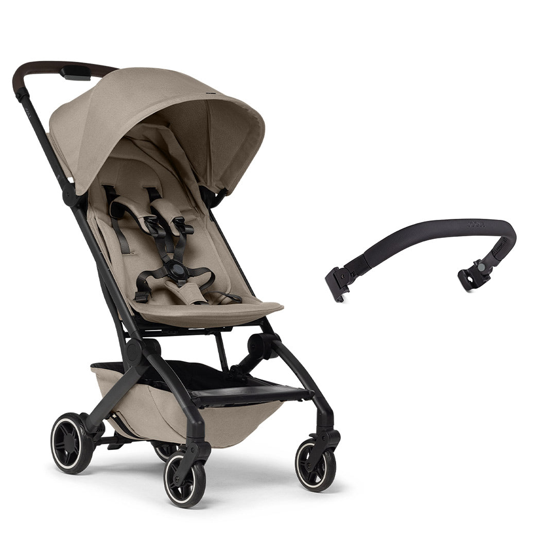 Joolz Aer+ Pushchair - Sandy Taupe-Strollers-No Carrycot-Black Bumper Bar | Natural Baby Shower