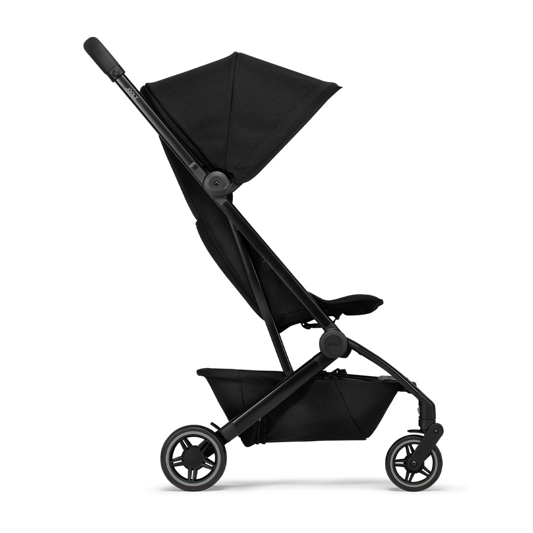 Plain black stroller top