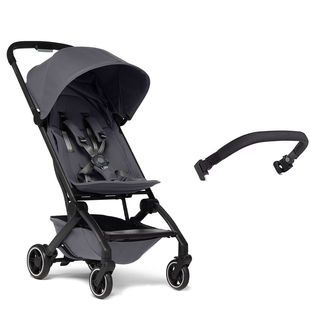 Joolz Aer+ Pushchair - Stone Grey-Strollers-No Carrycot-Black Bumper Bar | Natural Baby Shower