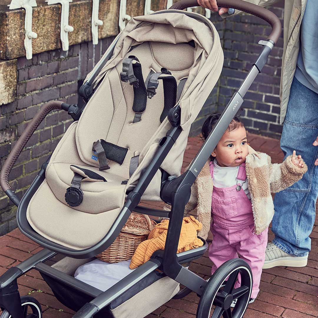 Joolz Day5 Pushchair and Carrycot - Sandy Taupe-Strollers-Sandy Taupe- | Natural Baby Shower