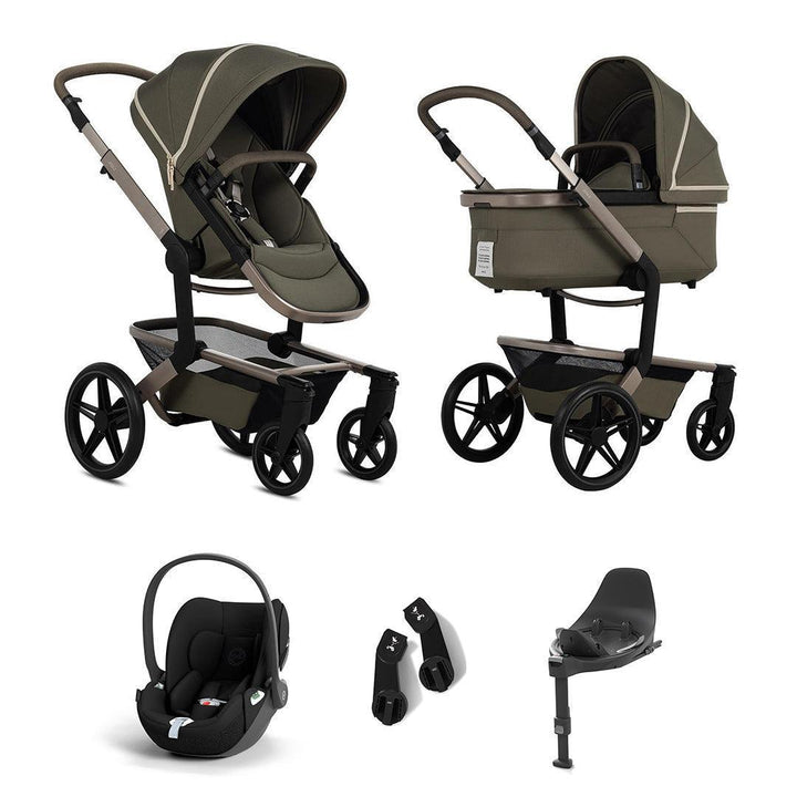 Joolz Day 5 Special Edition Cloud T Travel System-Strollers-Olive Green-With Base T | Natural Baby Shower